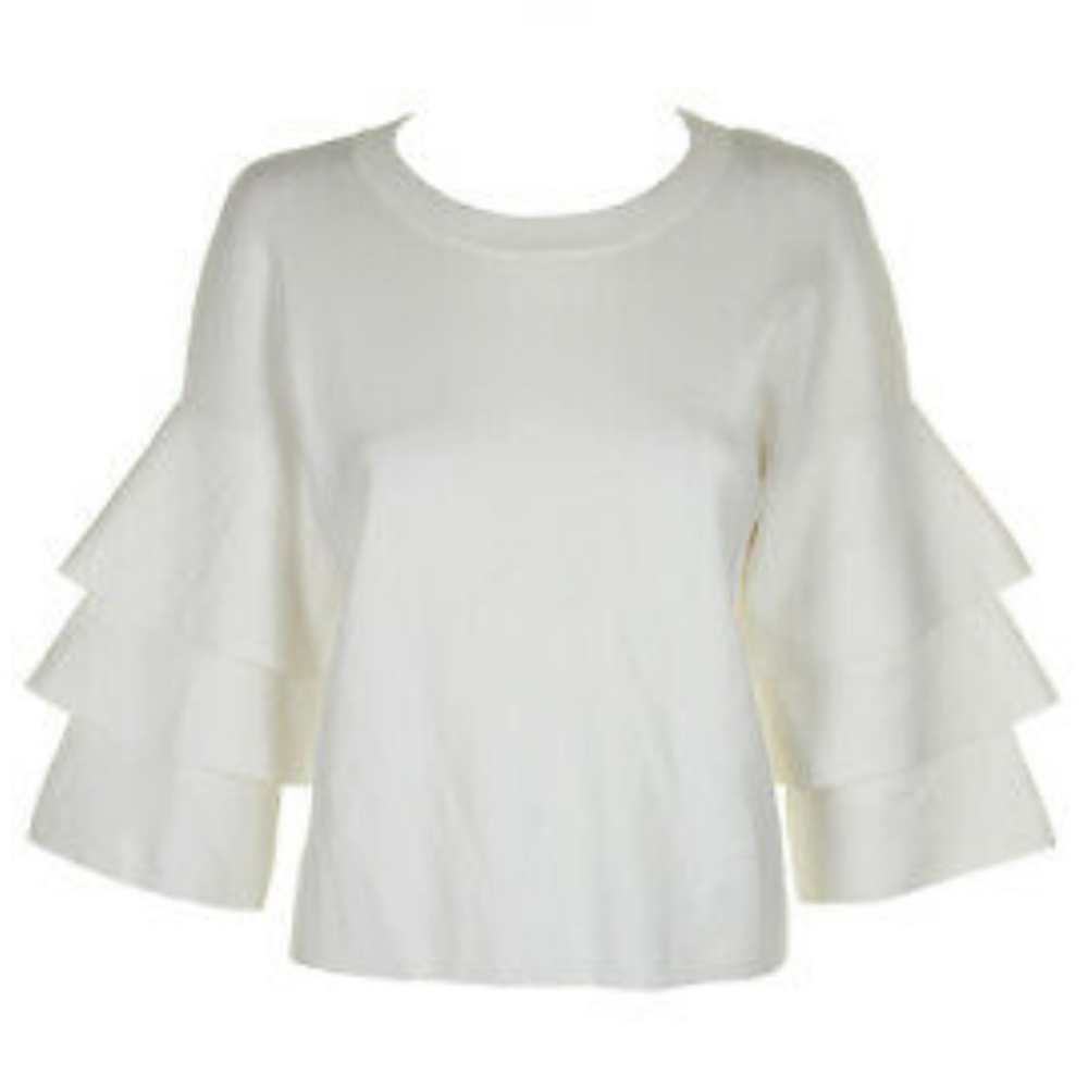 Inc tiered sleeve top